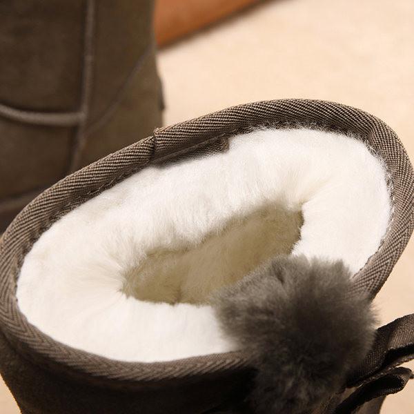 Soojad sooja voodriga ökoseemisnahast talvesaapad