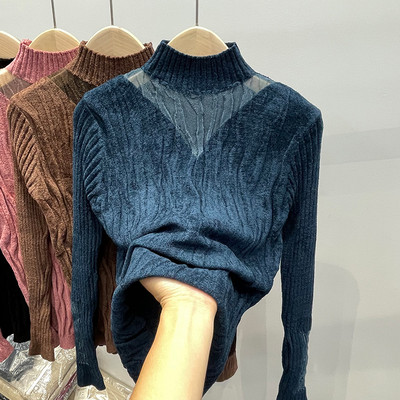 Γυναικείο πουλόβερ με λαμπερό αποτέλεσμα