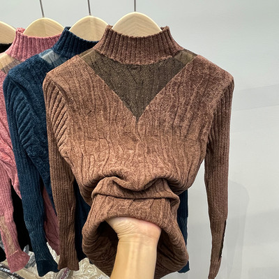 Γυναικείο πουλόβερ με λαμπερό αποτέλεσμα