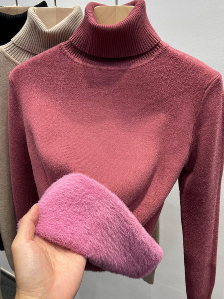 Τρέχον γυναικείο πουλόβερ με γιακά πόλο