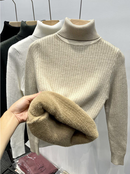 Γυναικείο χειμερινό πόλο με ζεστή φόδρα