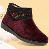 Kahes värvitoonis tikandi ja sooja voodriga naiste saapad