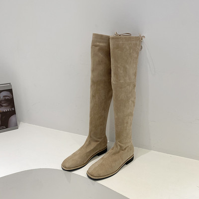 Naiste kunstnahast lipsudega saapad