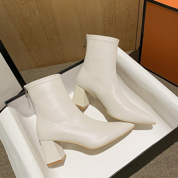 Stiilsed paksu kontsaga naiste saapad