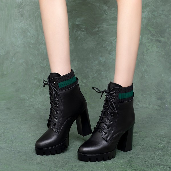 Naiste ökonahast saapad kõrge kontsaga 7,5 cm