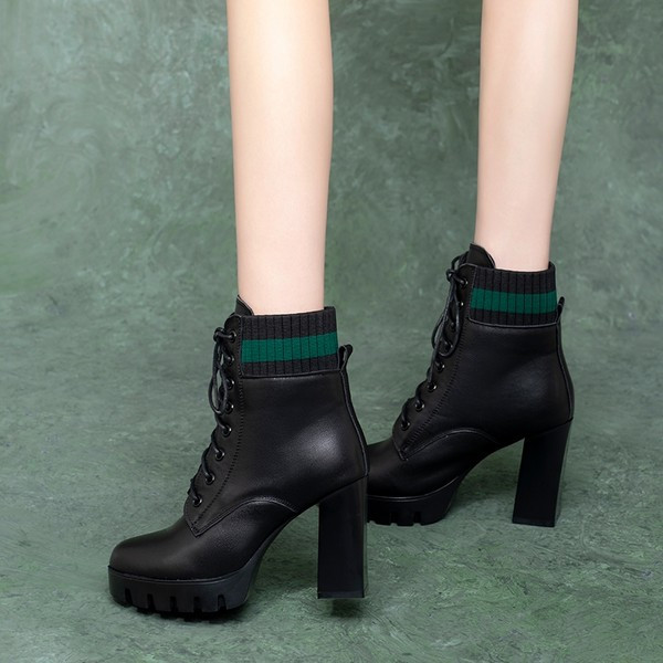 Naiste ökonahast saapad kõrge kontsaga 7,5 cm