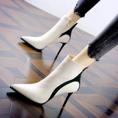 Moodsad naiste saapad õhukese 10 cm kontsaga