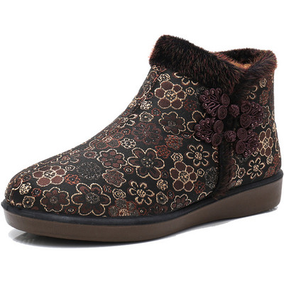 Kahes värvitoonis sooja voodriga naiste saapad