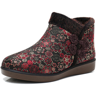 Kahes värvitoonis sooja voodriga naiste saapad