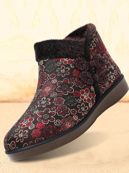 Kahes värvitoonis sooja voodriga naiste saapad