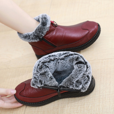 Sooja voodriga pahkluuni ökonahast talvesaapad