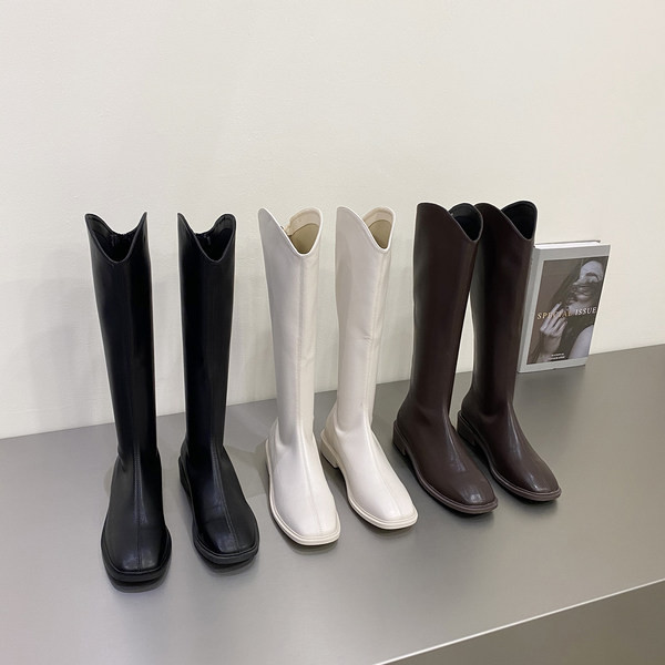 Naiste vabaaja lukuga kunstnahast saapad