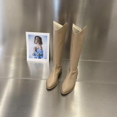 Bőr csizma hegyes modell több színben