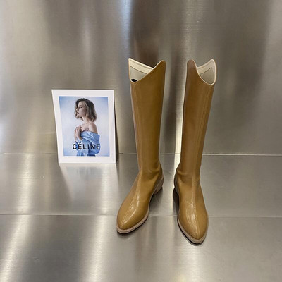 Bőr csizma hegyes modell több színben