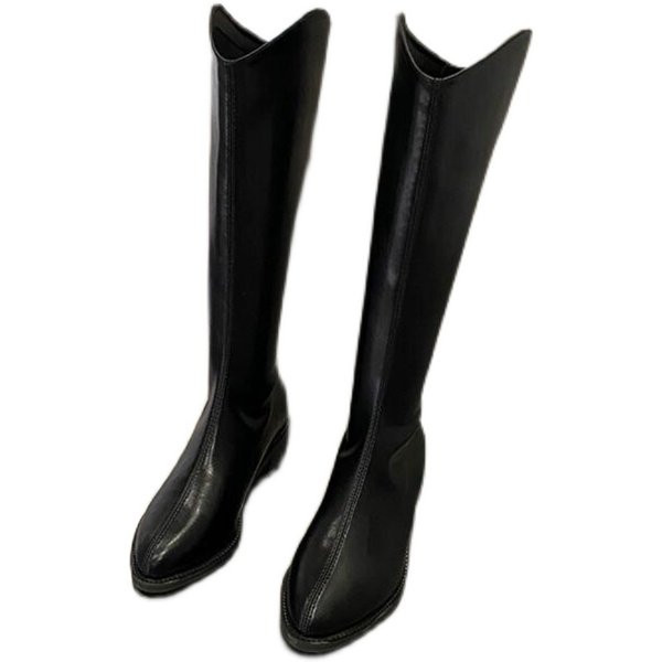 Bőr csizma hegyes modell több színben