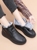 Sooja voodri ja lukuga vabaaja nahast saapad