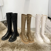 Naiste pikad ristsidemetega saapad