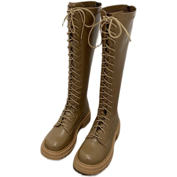 Naiste pikad ristsidemetega saapad