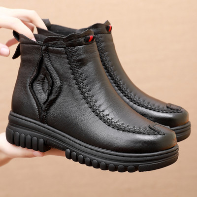 Kareda talla ja lukuga ökonahast naiste saapad