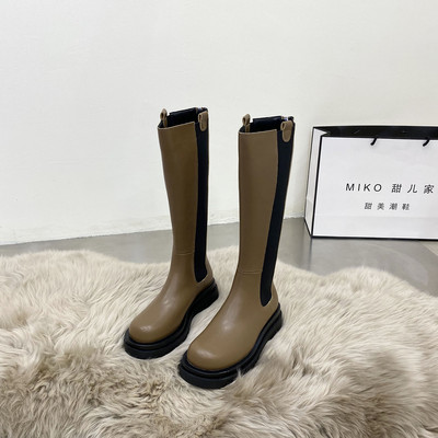 Eko-nahast kummiga meeste talvesaapad