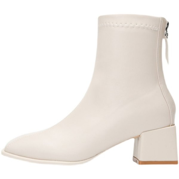 Naiste kandilise kontsaga nahast saapad uus mudel