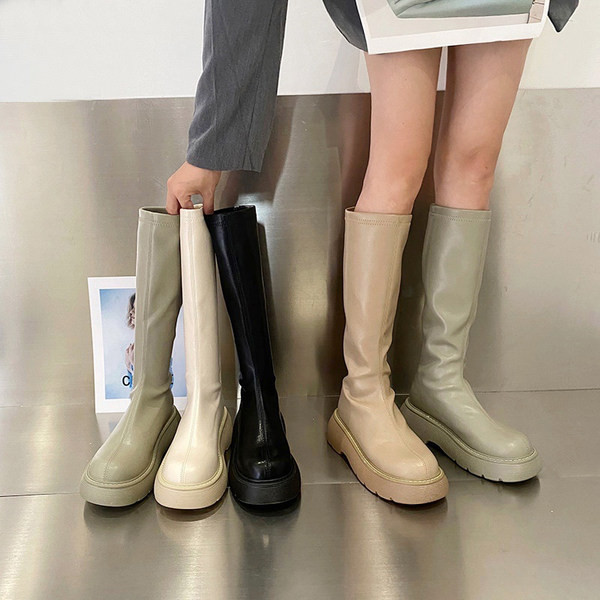 Uus mudel ökonahast ümarad naiste saapad