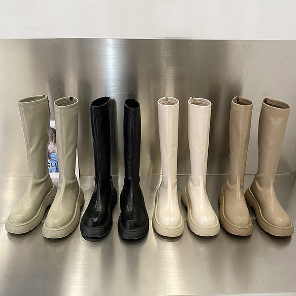 Uus mudel ökonahast ümarad naiste saapad