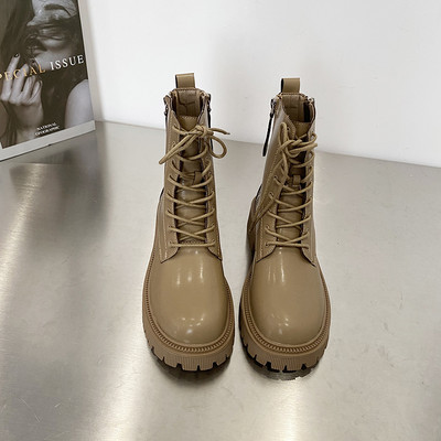 Γυναικείες μπότες από συνθετικό δέρμα