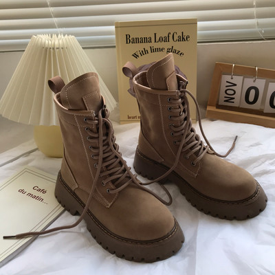 Naiste paeltega seemisnahast saapad