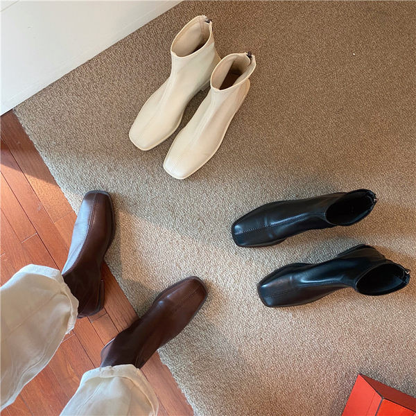 Női bőrcsizma három színben