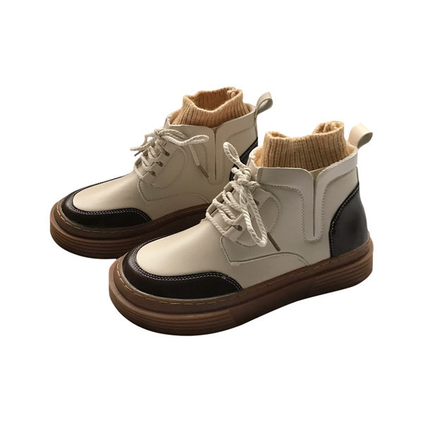 Naiste vabaaja saapad kunstnahast paeltega