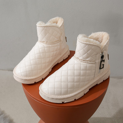 Naiste sooja voodri ja lukuga talvesaapad