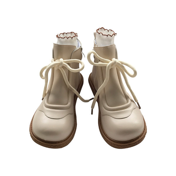 Öko-nahast retro stiilis naiste saapad