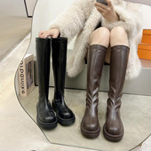 Naiste lameda tallaga nahast saapad