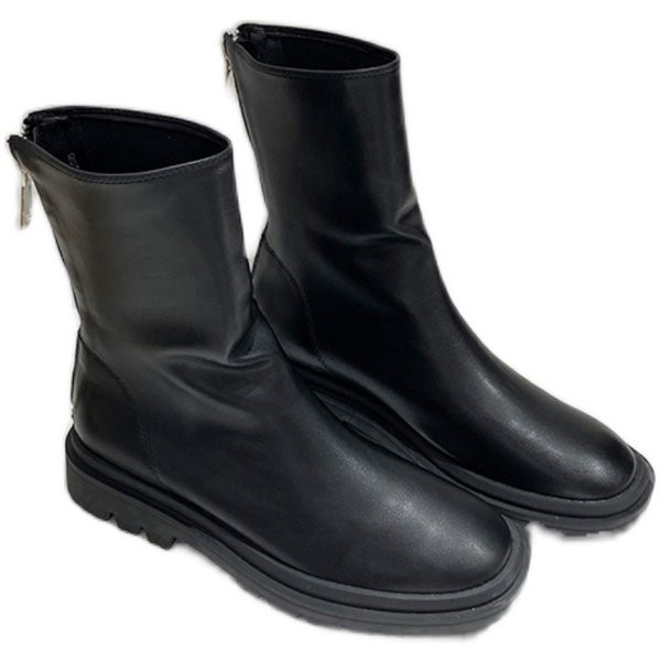 Naiste vabaaja kolmes värvitoonis kunstnahast saapad