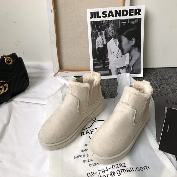 Ökoseemisnahast lameda talla ja sooja voodriga naiste saapad