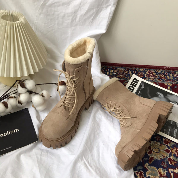 Kahes värvitoonis sooja voodriga naiste talvesaapad