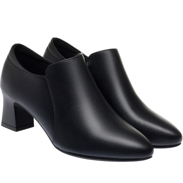 Naiste kingad ökonahast 5,5 cm kontsaga - musta värvi