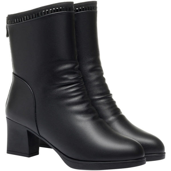 Moodsad naiste saapad kõrge kandilise kontsaga 6 cm