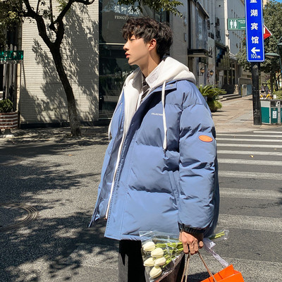 Uus mudel kõrge kraega meeste lai jope