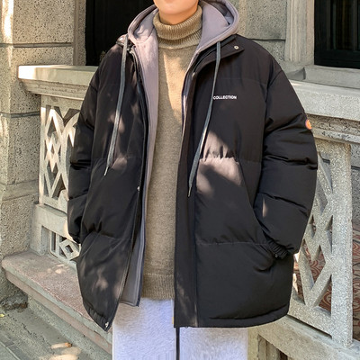 Uus mudel kõrge kraega meeste lai jope