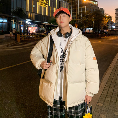 Uus mudel kõrge kraega meeste lai jope