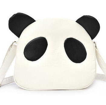 Дамска чанта Панда в бяло