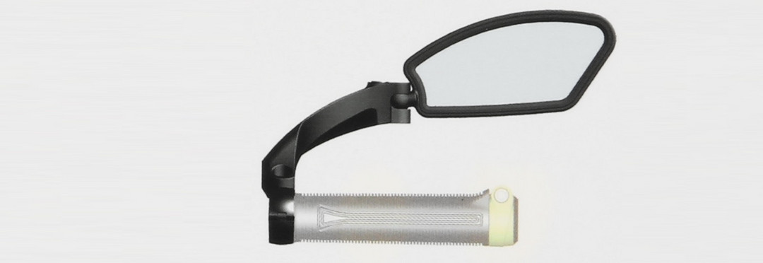 Огледало за обратно виждане подходящо за велосипед